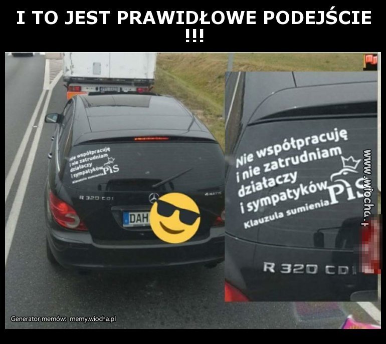 I TO JEST PRAWIDŁOWE PODEJŚCIE !!!
