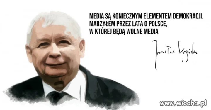 Pod warunkiem że będą dobrze mówić o nas