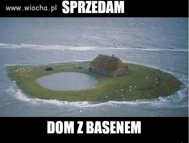 Sadzawka z domem do sprzedania.