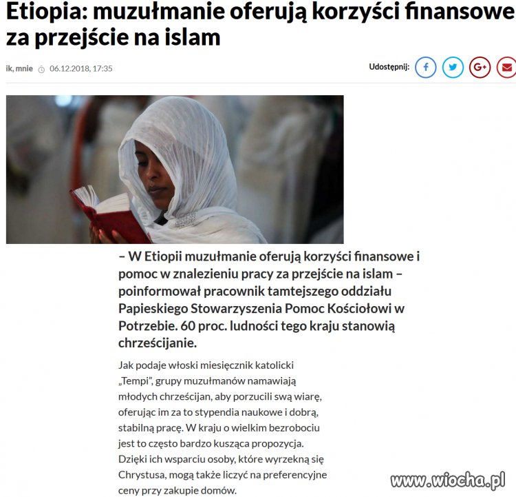 Islam znalazł sposób na zwiększenie liczby swoich