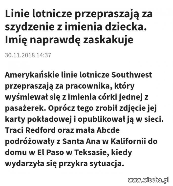 Kiedy rodzice nie mają pomysłu na twoje imię