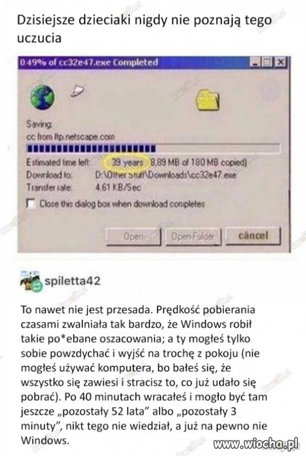 Do zakończenia pozostało 39 lat...