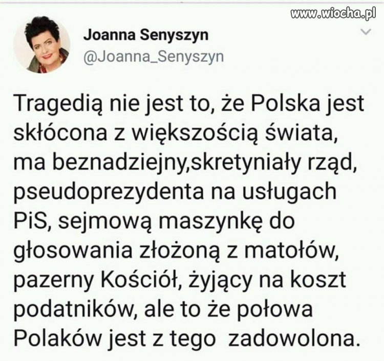Na szczęście już tylko 34%