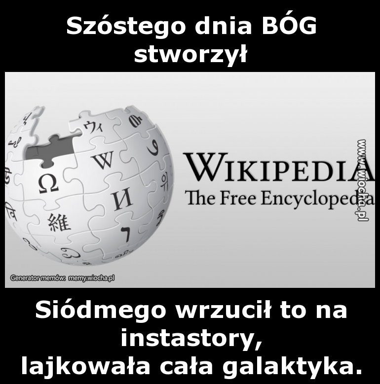 Szóstego dnia BÓG stworzył 