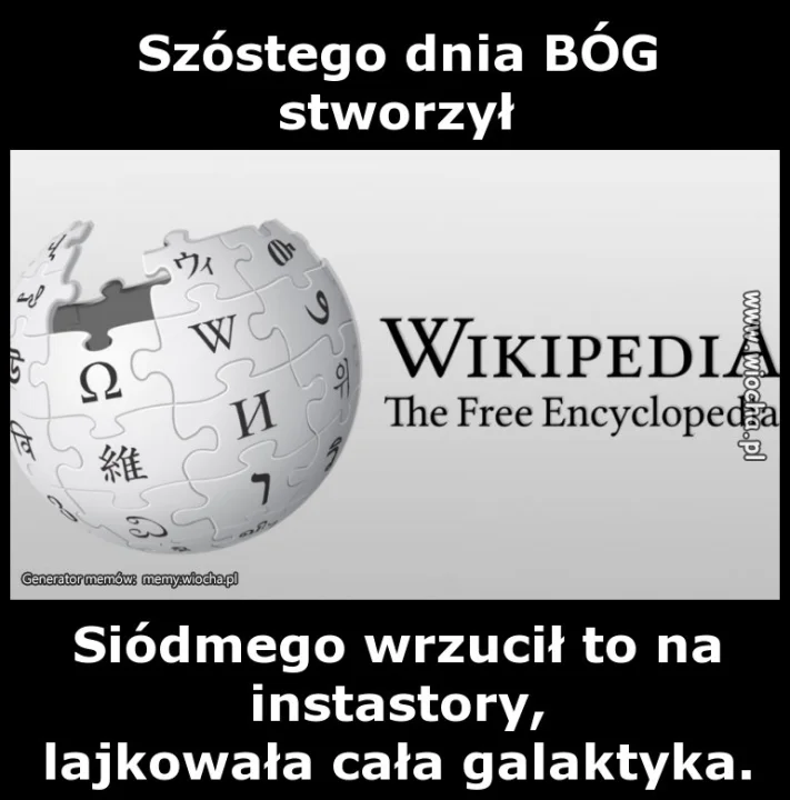 Szóstego dnia BÓG stworzył 