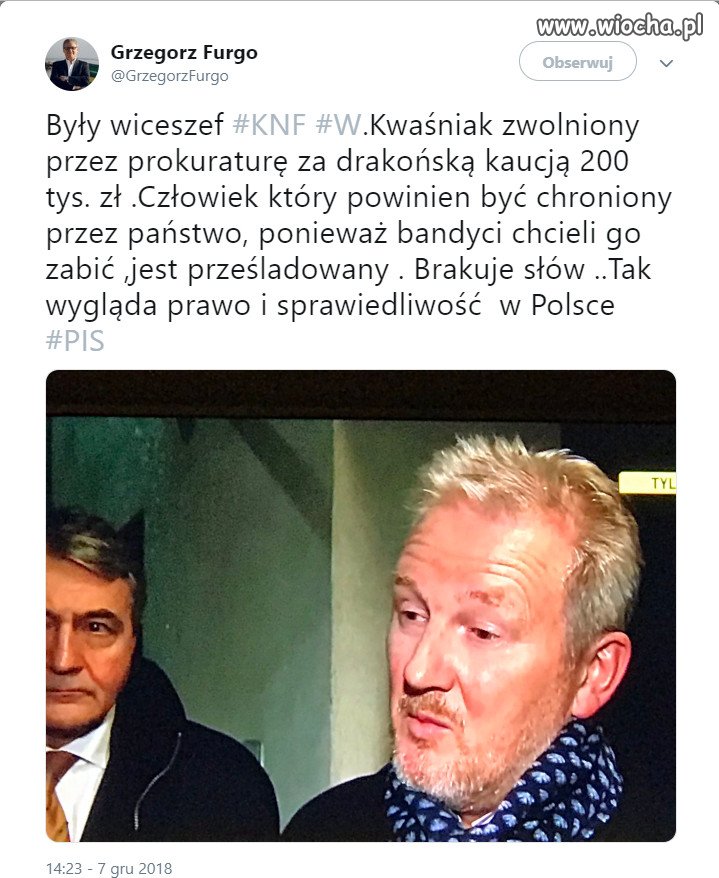 Wyraźnie go nie lubią