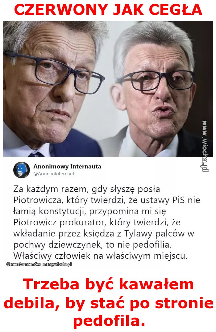 CZERWONY JAK CEGŁA