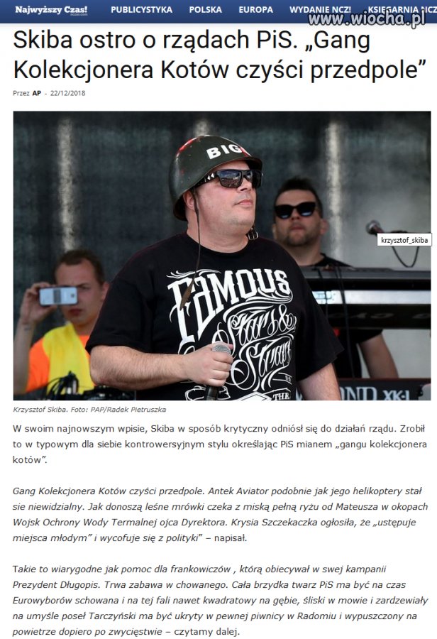 Skiba pojechał ostro, ale bardzo prawdziwie