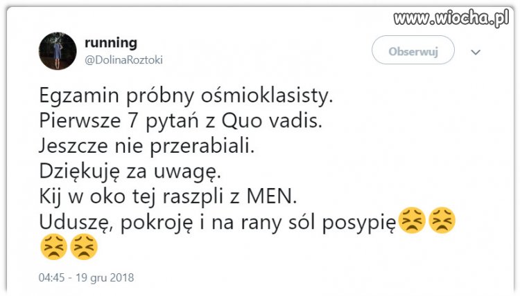 Egzamin co prawda próbny