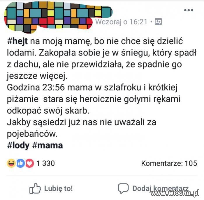 Skarb w śniegu