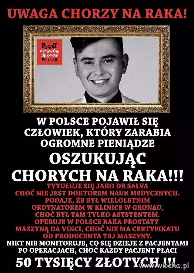 Czy można zarabiać na chorych na raka oszukując ich?