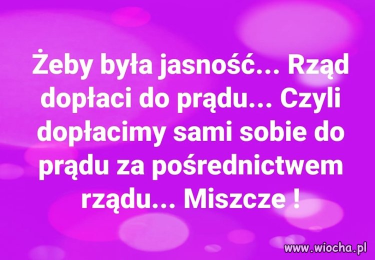 Bo rząd...