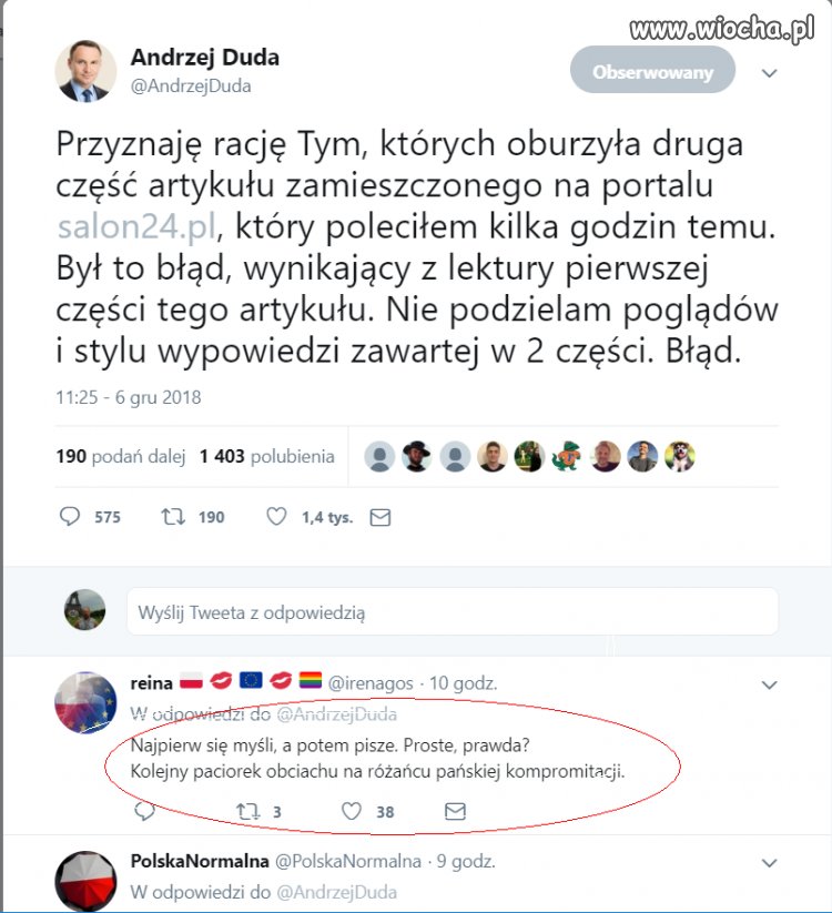 Ustawy pewnie też tak podpisuje