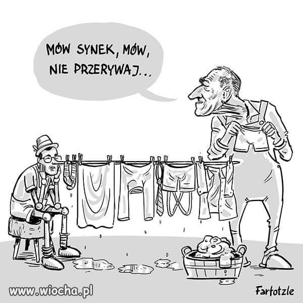 Powtarzał wystąpienie  w sejmie