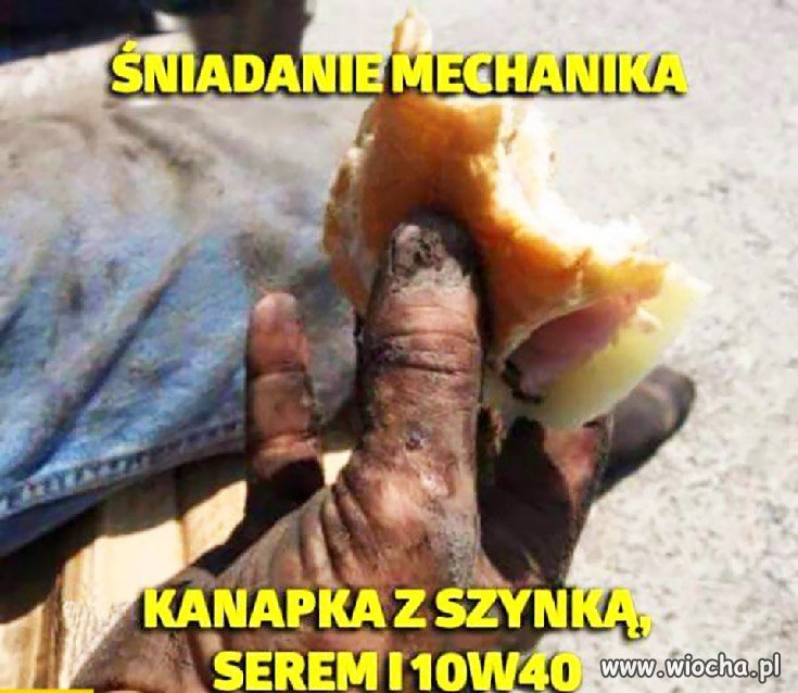 Śniadanie mechanika