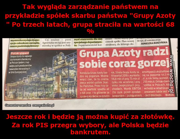 Tak wygląda zarządzanie państwem na przykładzie