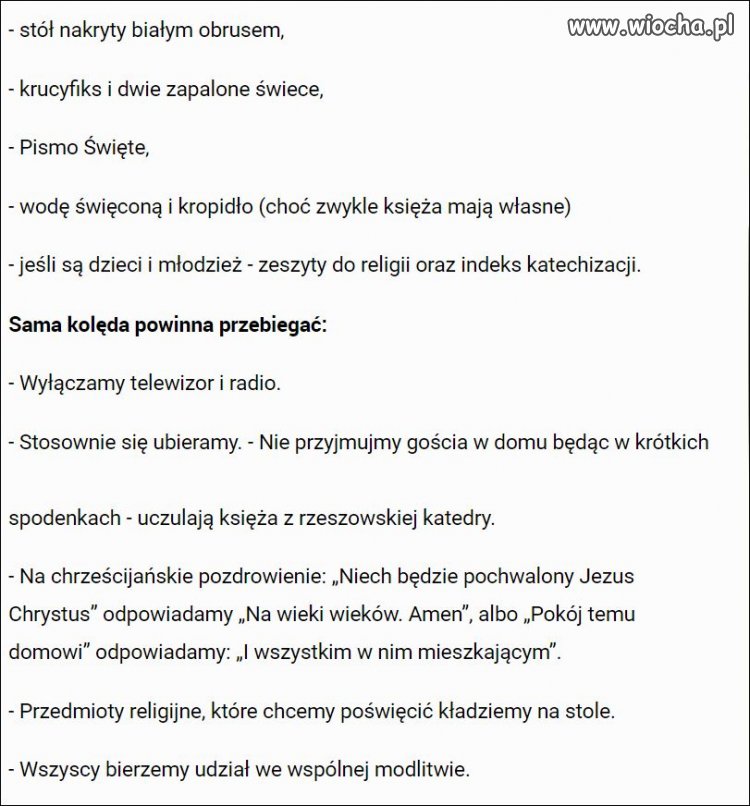 Poradnik przymującego księdza po kolędzie