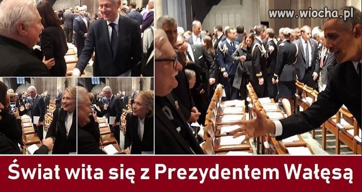 Tak witają się z Polskim Prezydentem