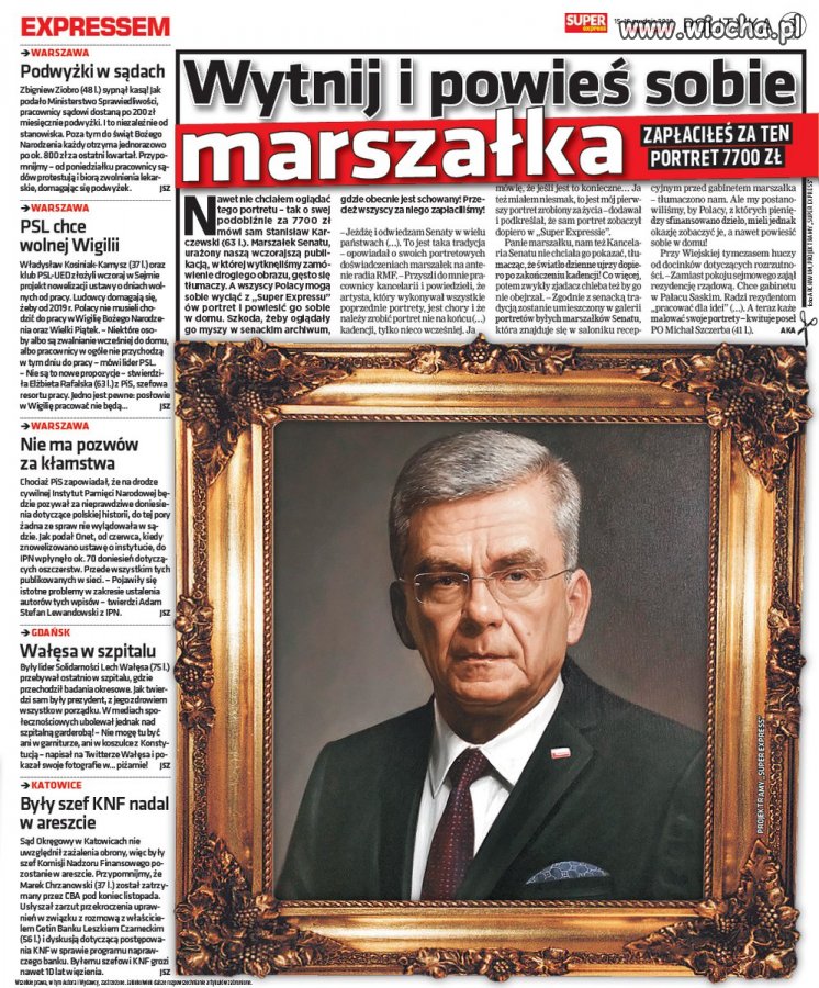 I ty powieś sobie portret w domu