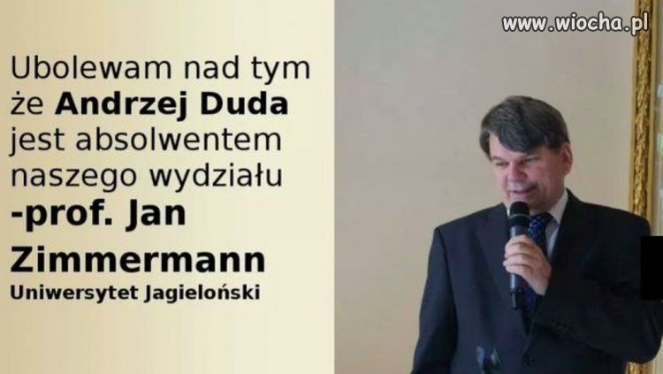 Nawet jego promotor