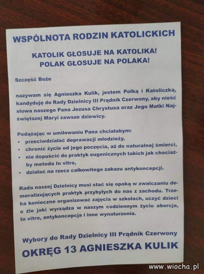 Wybory do rady dzielnicy