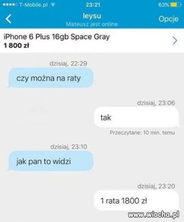 I na raty się da