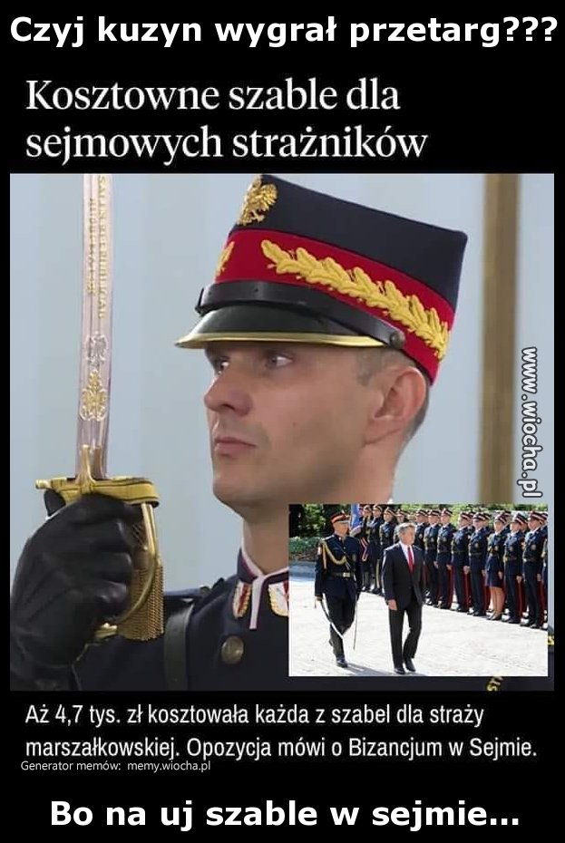 Czyj kuzyn wygrał przetarg???