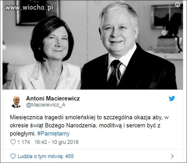 Macierewicz się ujawnił