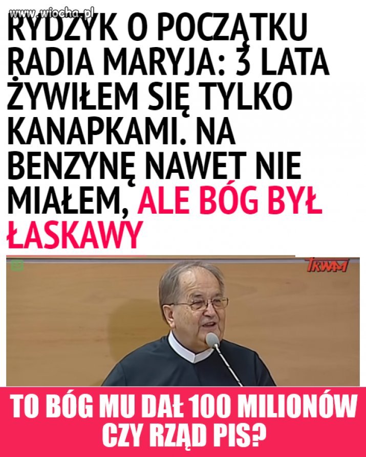 Bóg był łaskawy i nauczył cię okradać starszych 