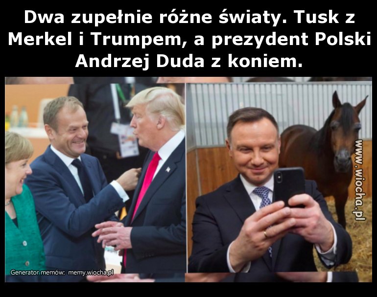 Dwa zupełnie różne światy. Tusk z Merkel i