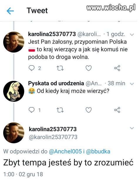 Kiedy chcesz kogoś obrazić, 