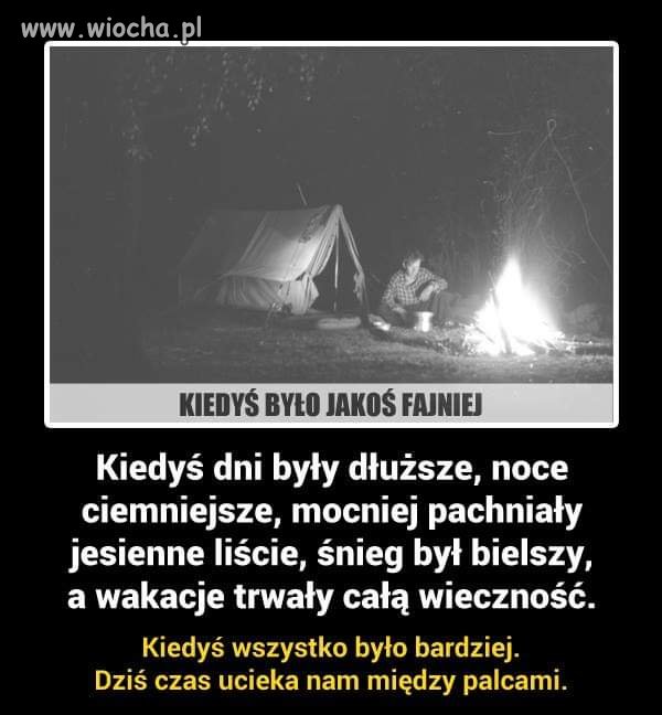 Też czasami macie wrażenie, że czas płynie zbyt szybko? 