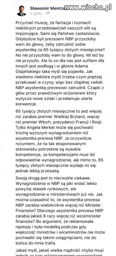65 tysięcy złotych miesięcznie