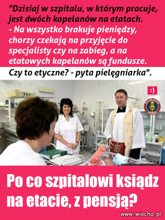 Do chorych powinni przychodzić w ramach swojej posługi kapłańskiej