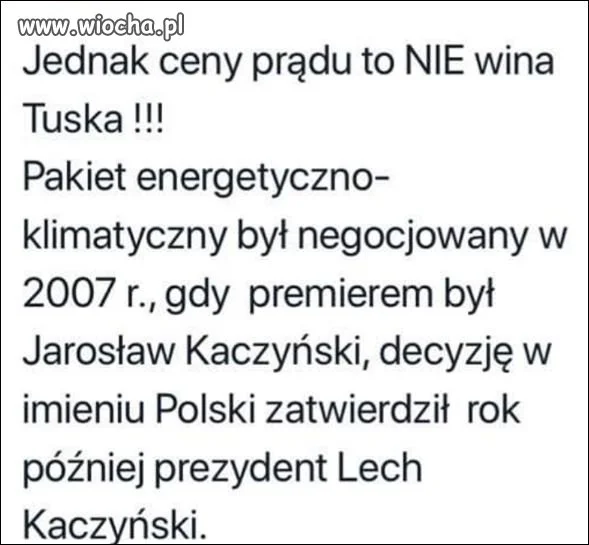A jednak...nie wina Tuska