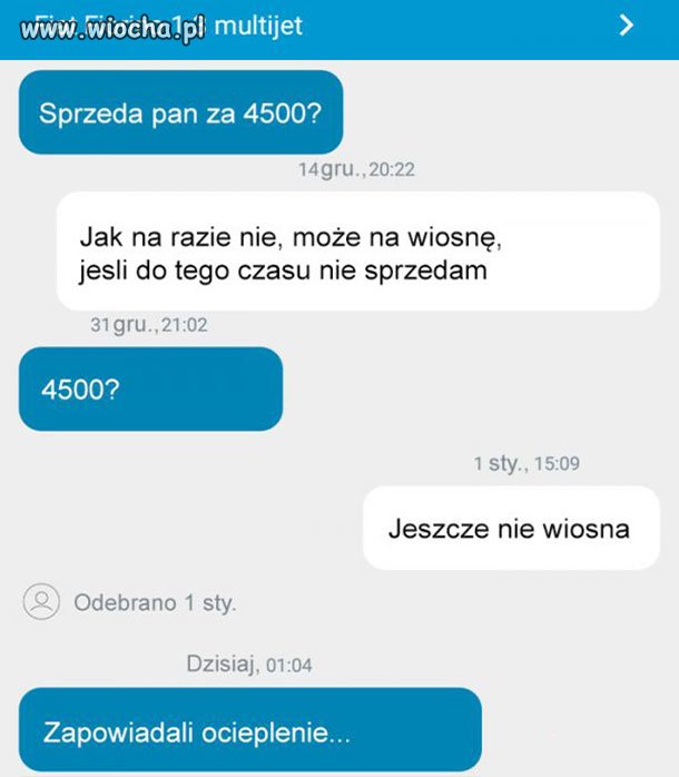 Sprzeda pan za 4500?