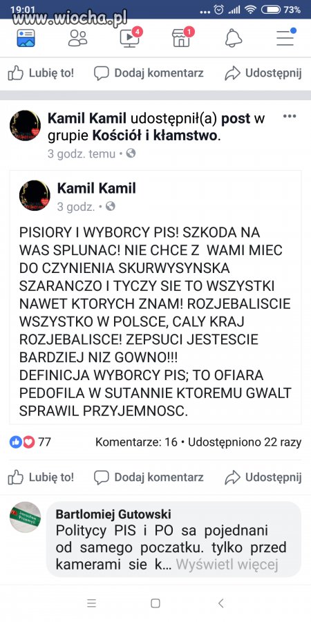 Napisał prawdę
