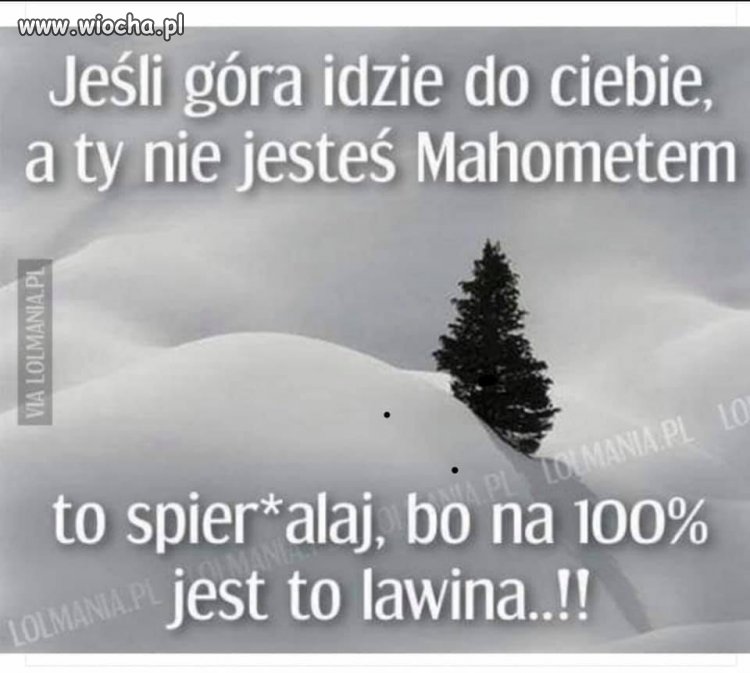 Dla narciarzy...