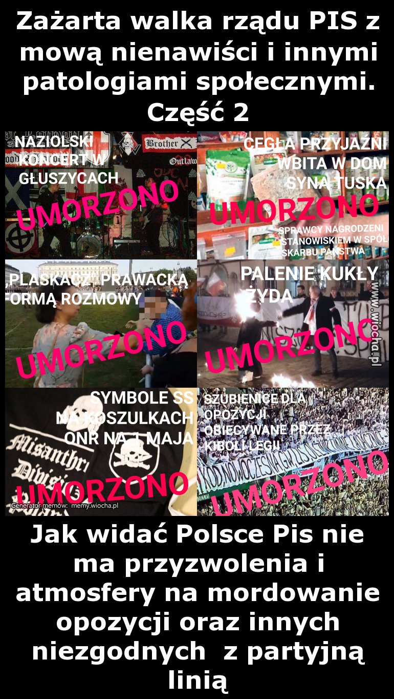 Zażarta walka rządu PIS z mową nienawiści i innymi