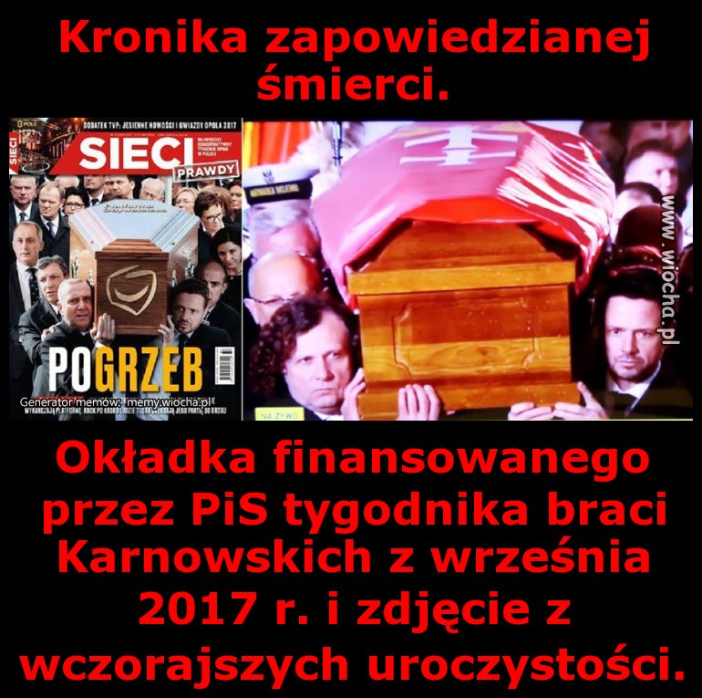 Kronika zapowiedzianej śmierci.