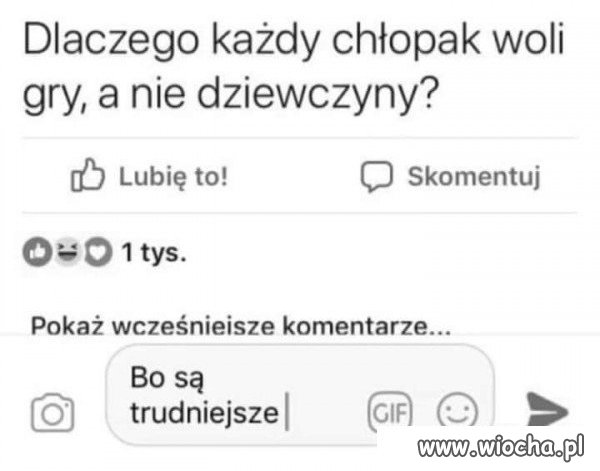 Gry są trudniejsze 