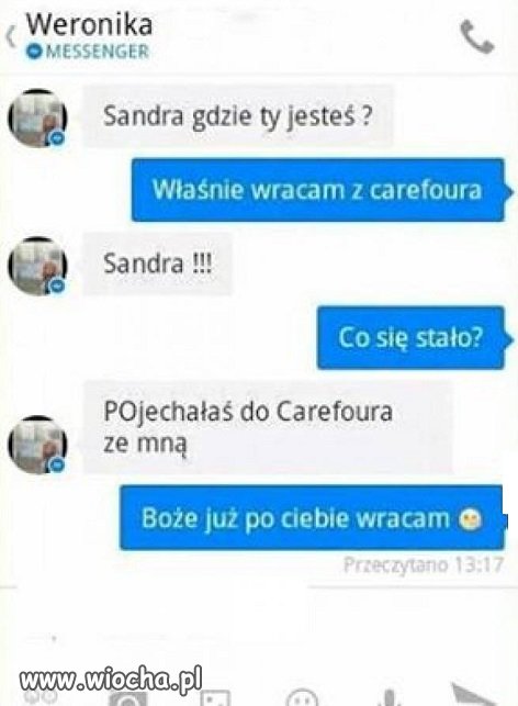 Koleżanki wybrały się do carrefoura