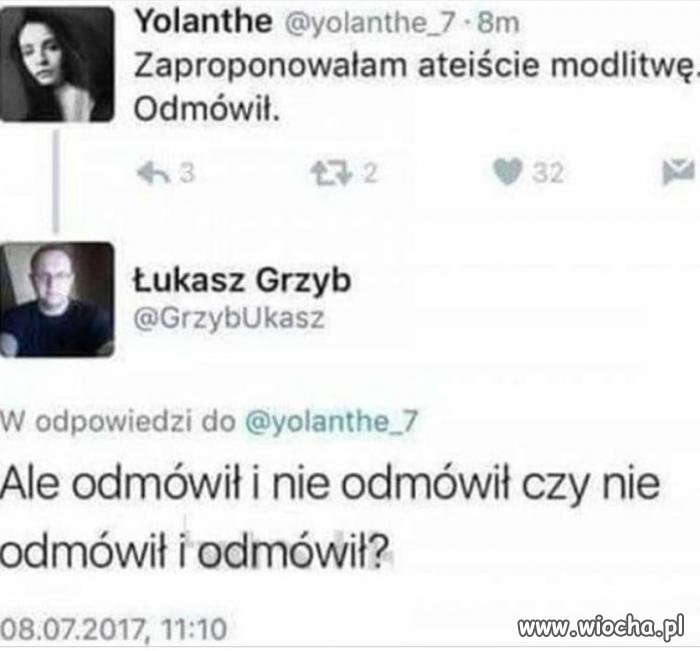 Odmówił