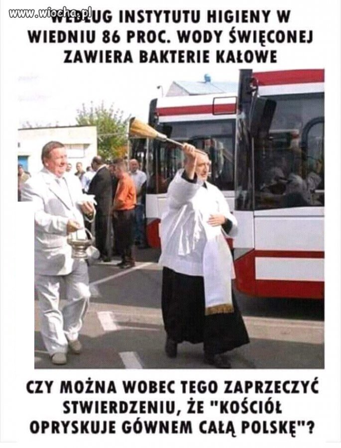 86% wody święconej
