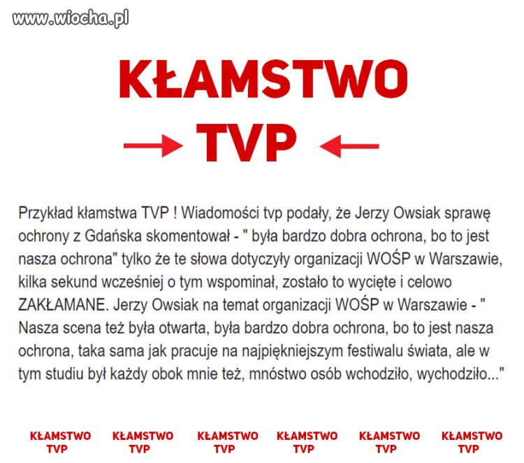 Kłamstwo TVP