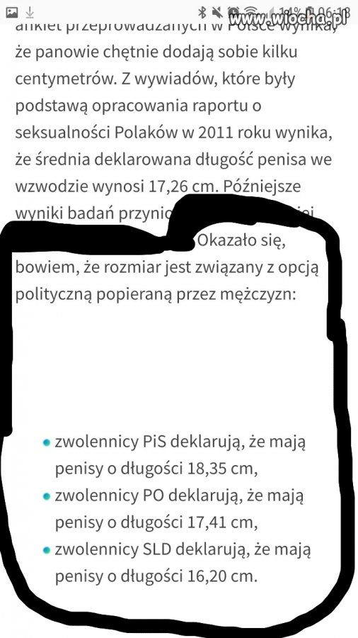 I tu jest równość między zwolennikami