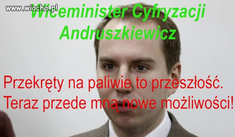 ...sprawa kilometrówek się nie liczy już...