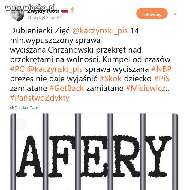 Pis obiecał,że zapełni więzienia