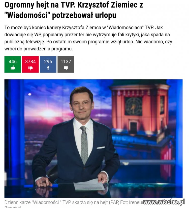 No i się obraził