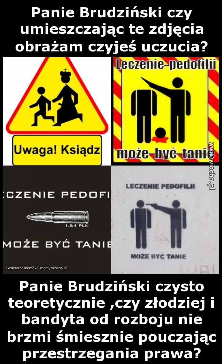 Panie Brudziński czy umieszczając te zdjęcia